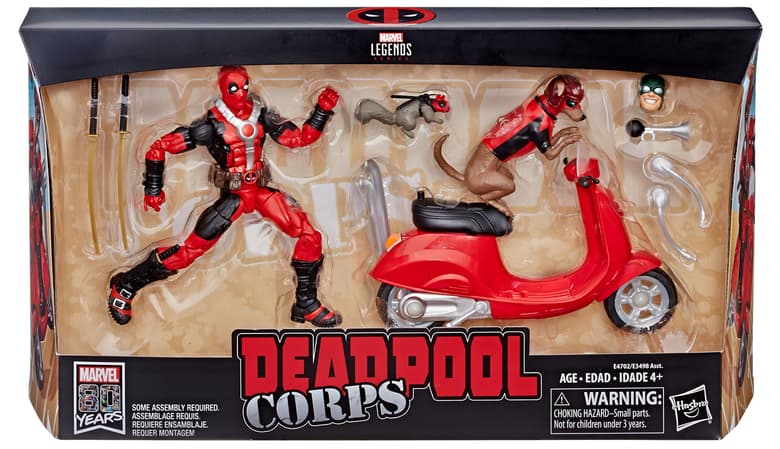 Hasbro: Marvel Legends Vehicles Professor X and Scooter Deadpool