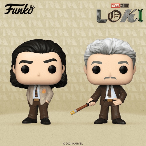 TVA Loki and Mobius Funko Pop!