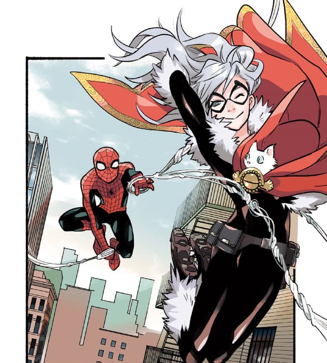 Preview panels from MARVEL MEOW INFINITY COMIC (2022) #2.