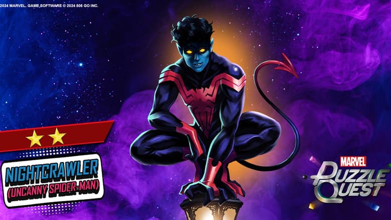 Nightcrawler (Uncanny Spider-Man) joins MARVEL Puzzle Quest