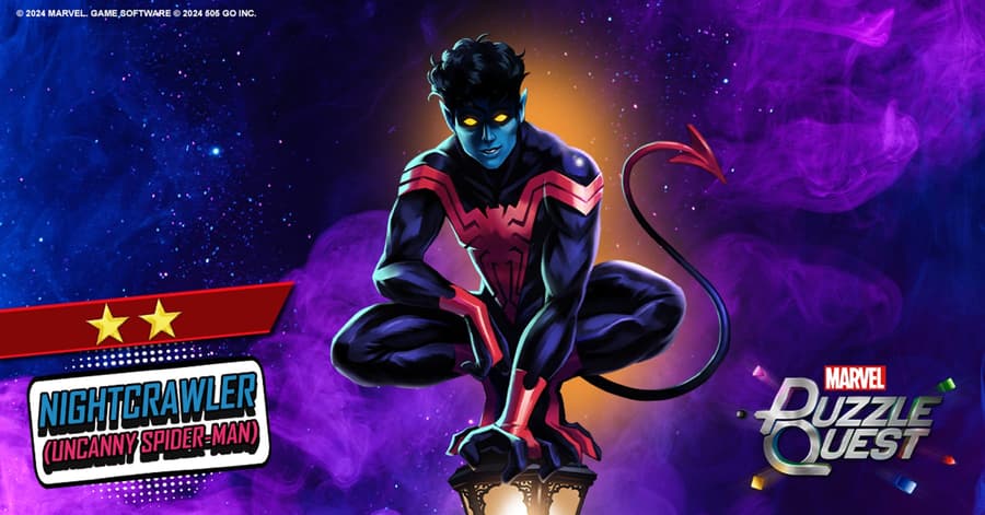 Nightcrawler (Uncanny Spider-Man) joins MARVEL Puzzle Quest
