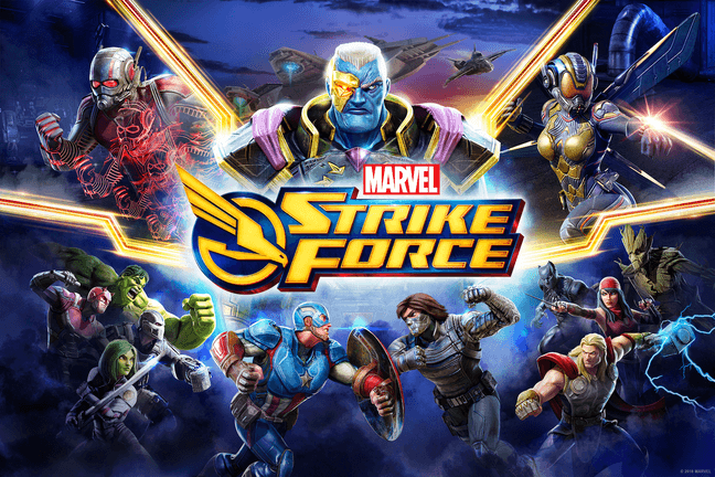 Marvel Strike Force Mobile Game Releases Falcon Avengers Update