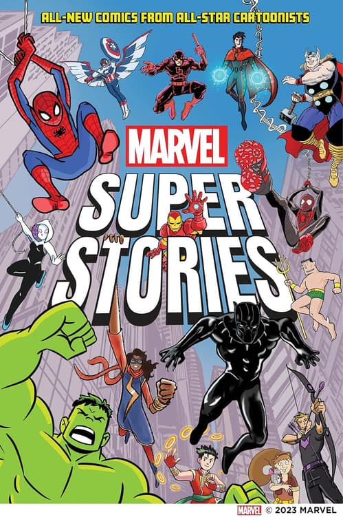 Cover to Marvel Super Stories: All-New Comics from All-Star Cartoonists.