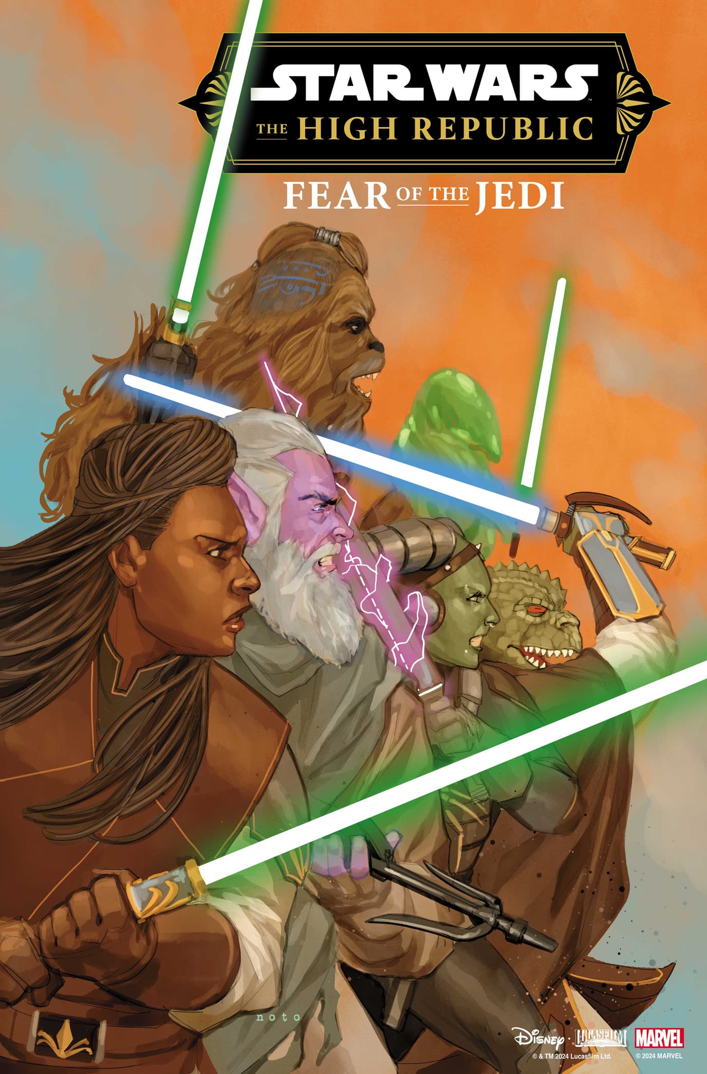 STAR WARS: THE HIGH REPUBLIC – FEAR OF THE JEDI #1 cover by Phil Noto