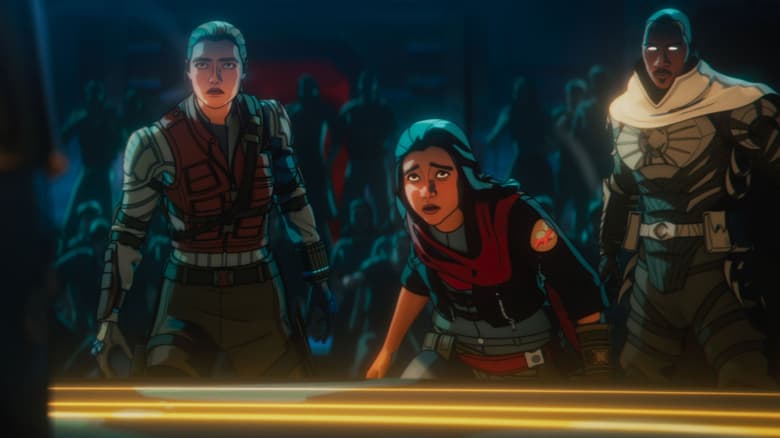 Yelena Belova, Kamala Khan, and Blade Knight in Marvel Zombies