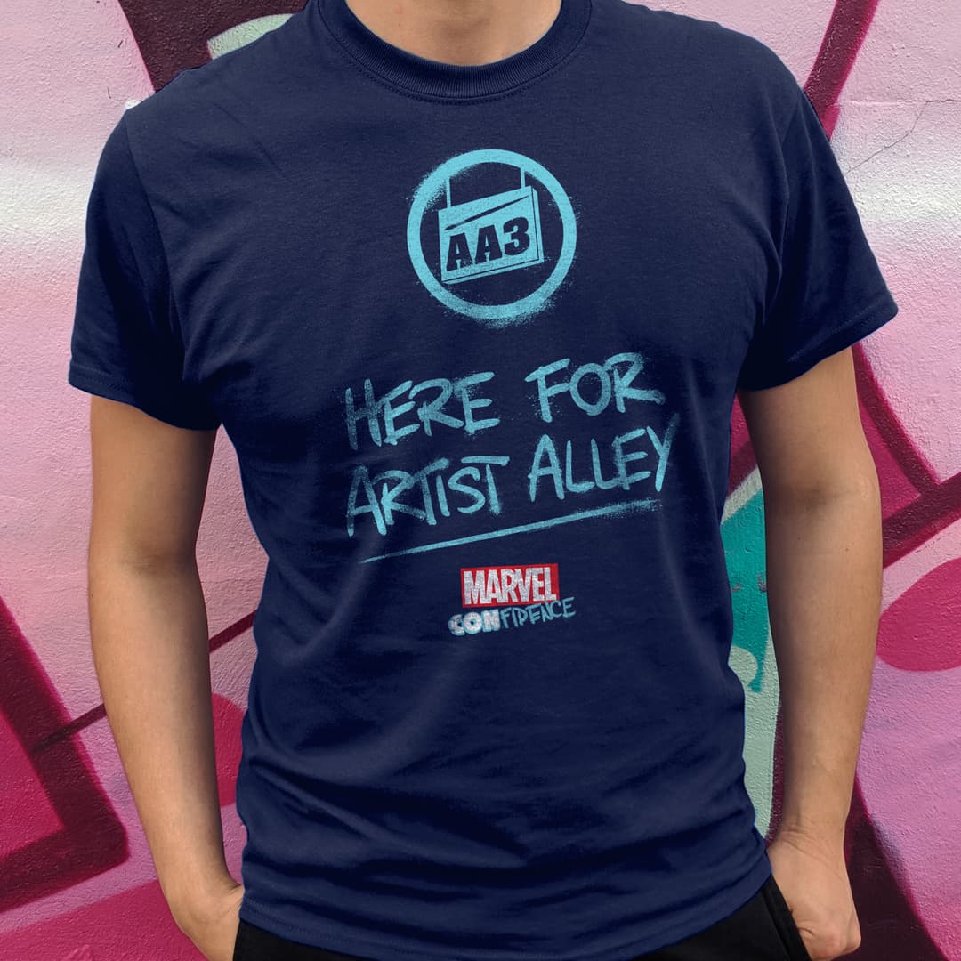 Here for Artist Alley t-shirt