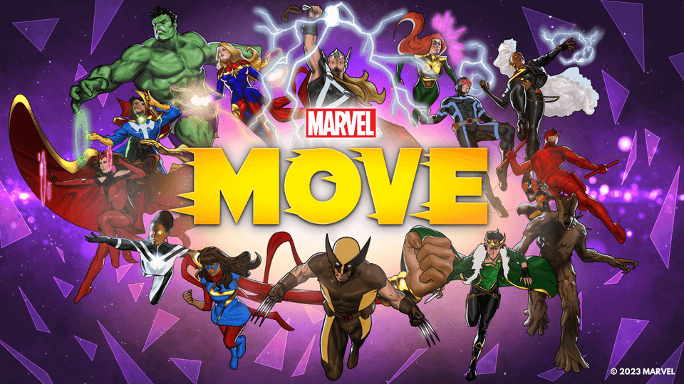 Walk, Jog or Run With Super Heroes in Marvel Move, Now Available!