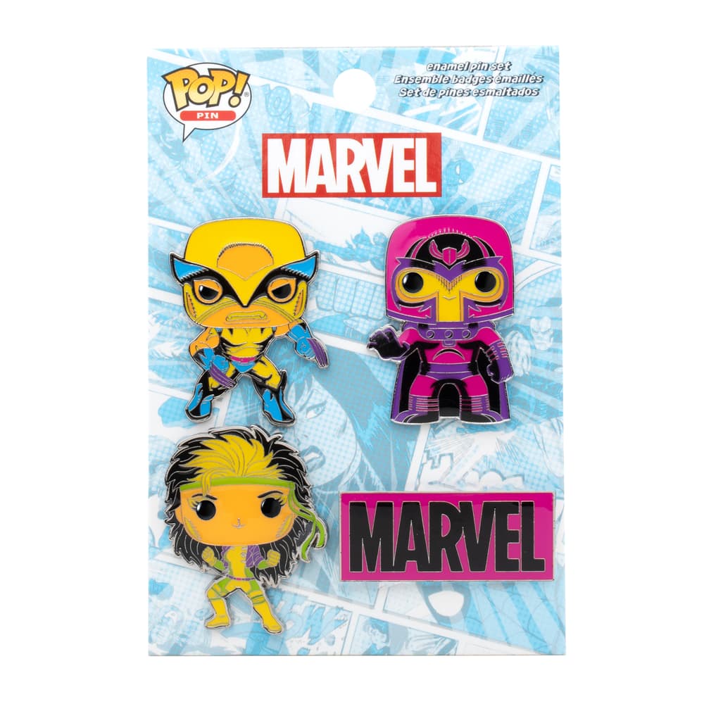 Black Light 4-Piece Pin Set