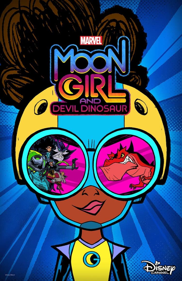 Marvel's Moon Girl and Devil Dinosaur poster