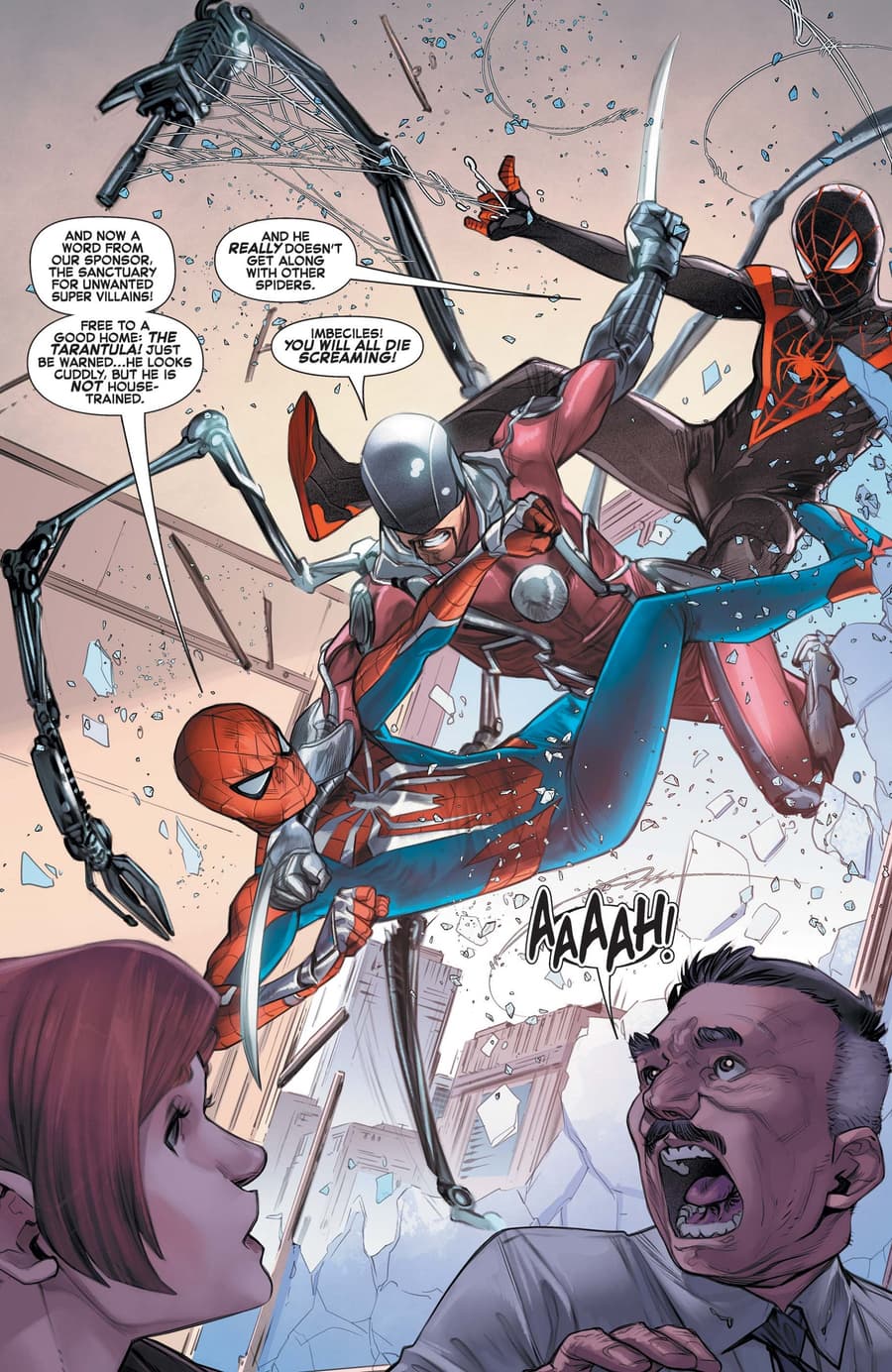 Preview page from MARVEL'S SPIDER-MAN 2 (2023) #1.