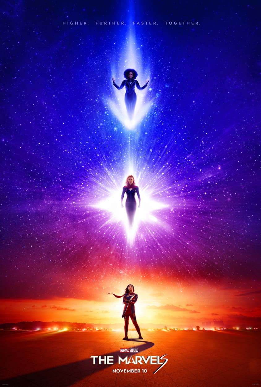 The Marvels': New Teaser Trailer Sends Carol Danvers, Monica Rambeau, and  Kamala Khan on a Cosmic Adventure