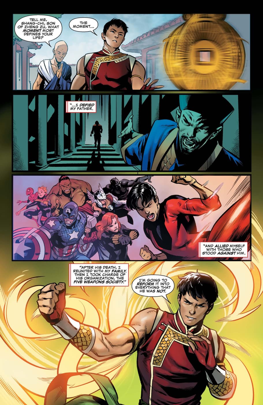Shang-Chi's legacy in MARVEL'S VOICES: IDENTITY (2021) #1.