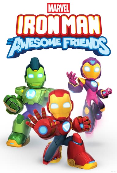 Marvel's Iron Man and his Awesome Friends Disney+ Disney Plus TV Show Season 1 Poster