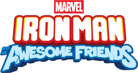 Marvel's Iron Man and his Awesome Friends Disney+ Disney Plus TV Show Season 1 Logo