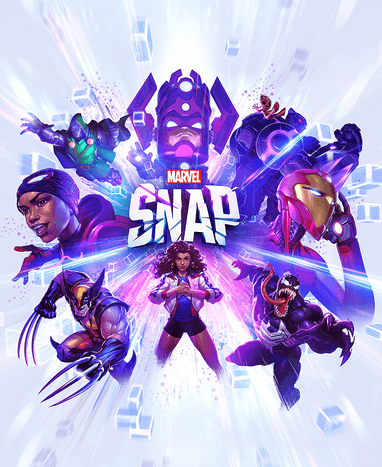 Плакат за игра на Marvel Snap