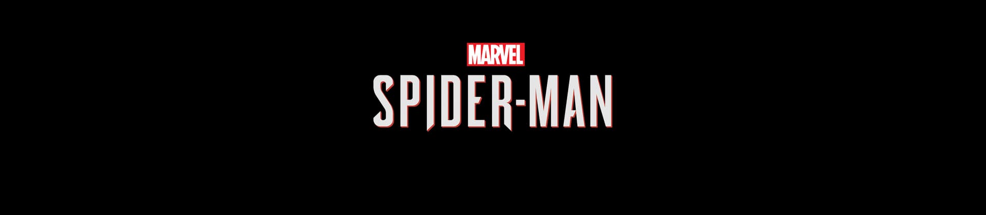 Marvel's Spider-Man Logo on Black