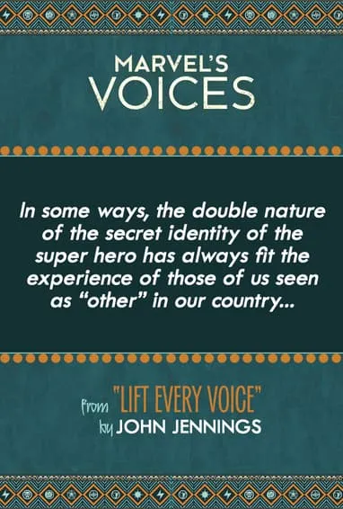 Marvel's Voices Digital Series Podcast Comic Essay "Lift Every Voice" by John Jennings