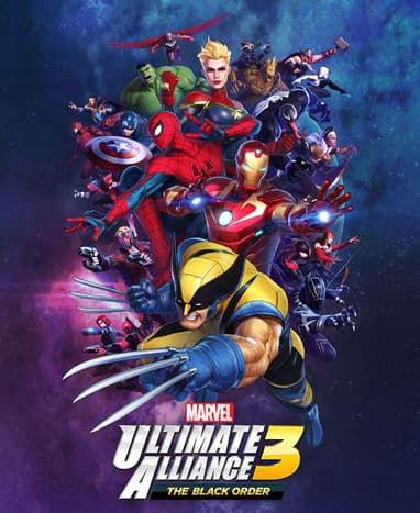Marvel Ultimate Alliance 3: A fekete rendű játék poszter
