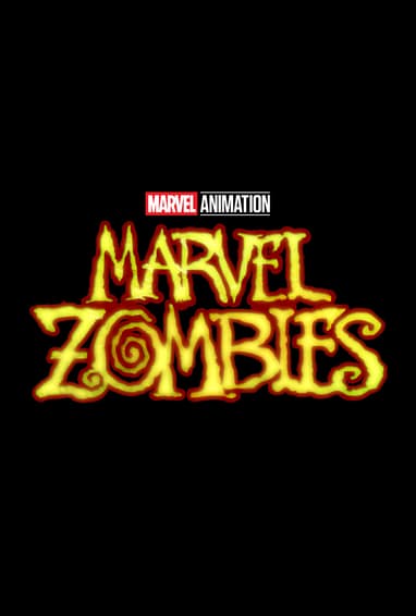 Marvel Animation's Marvel Zombies Disney+ TV Show Season 1 Logo on Black