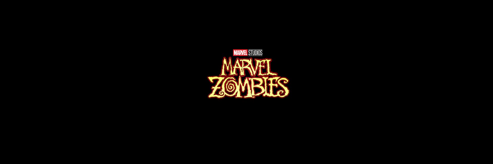 Marvel Studios' Marvel Zombies Disney+ Plus TV Show Season 1 Logo on Black