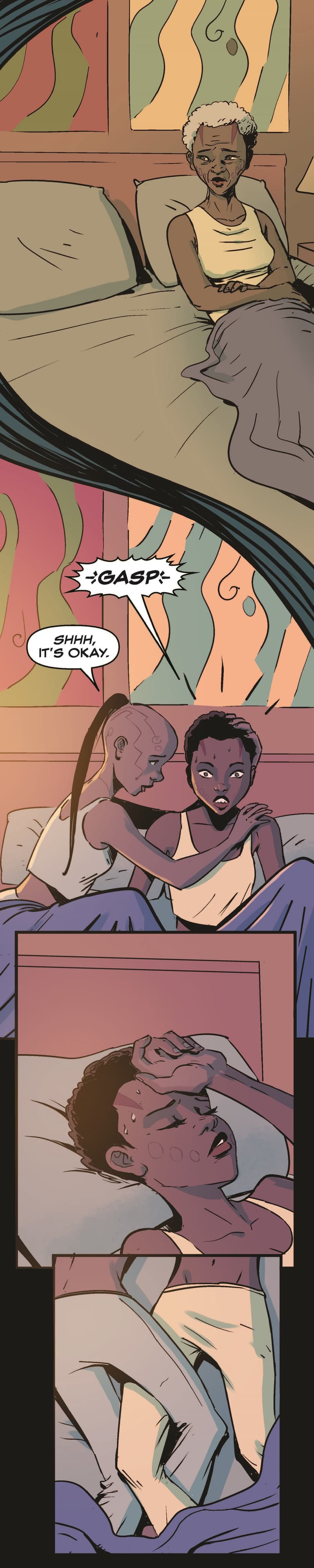 Preview panels from MARVEL'S VOICES: AYO & ANEKA INFINITY COMIC (2023) #57.