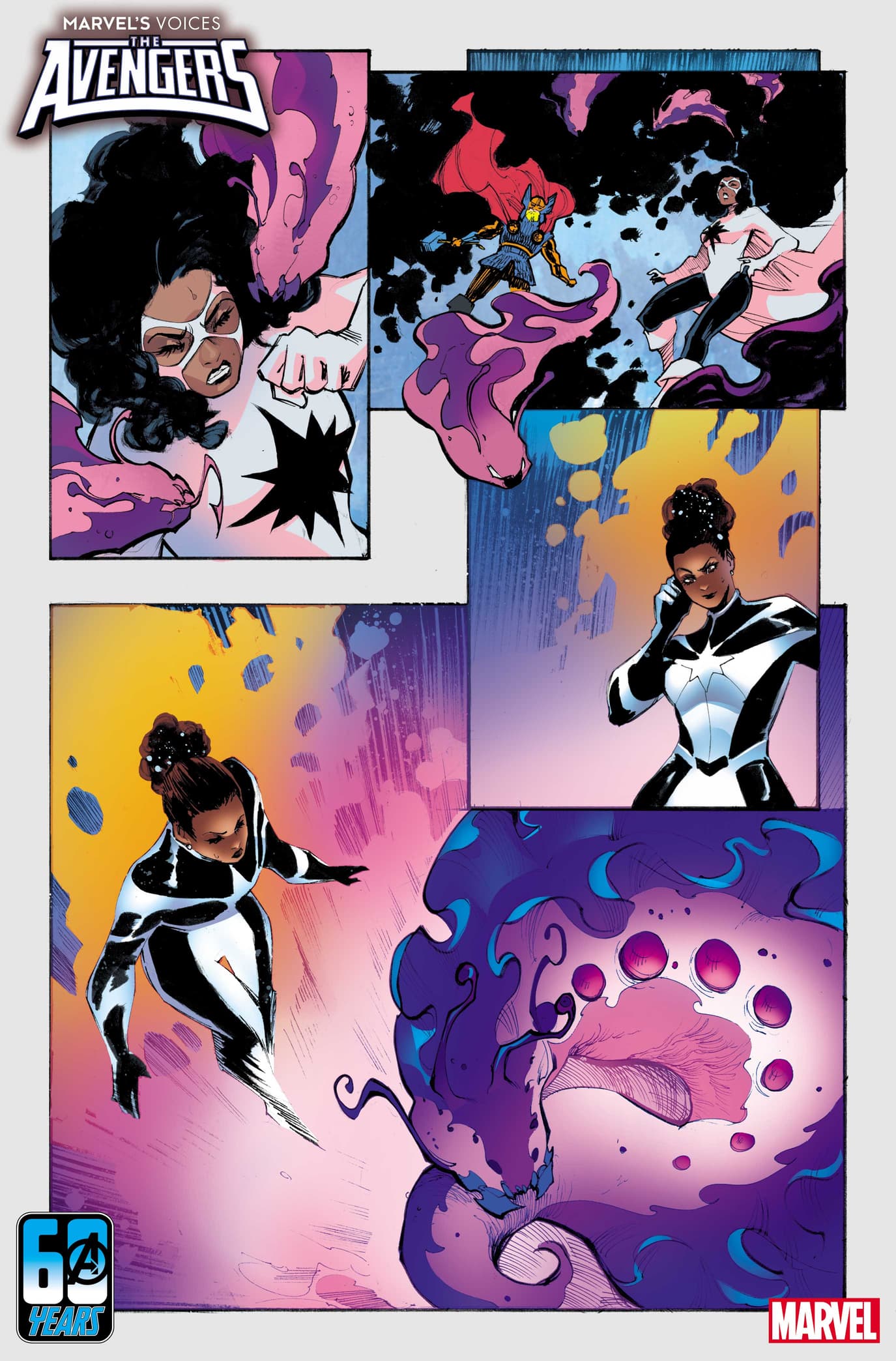 MARVEL’S VOICES: AVENGERS #1 interior artwork by Karen Darboe