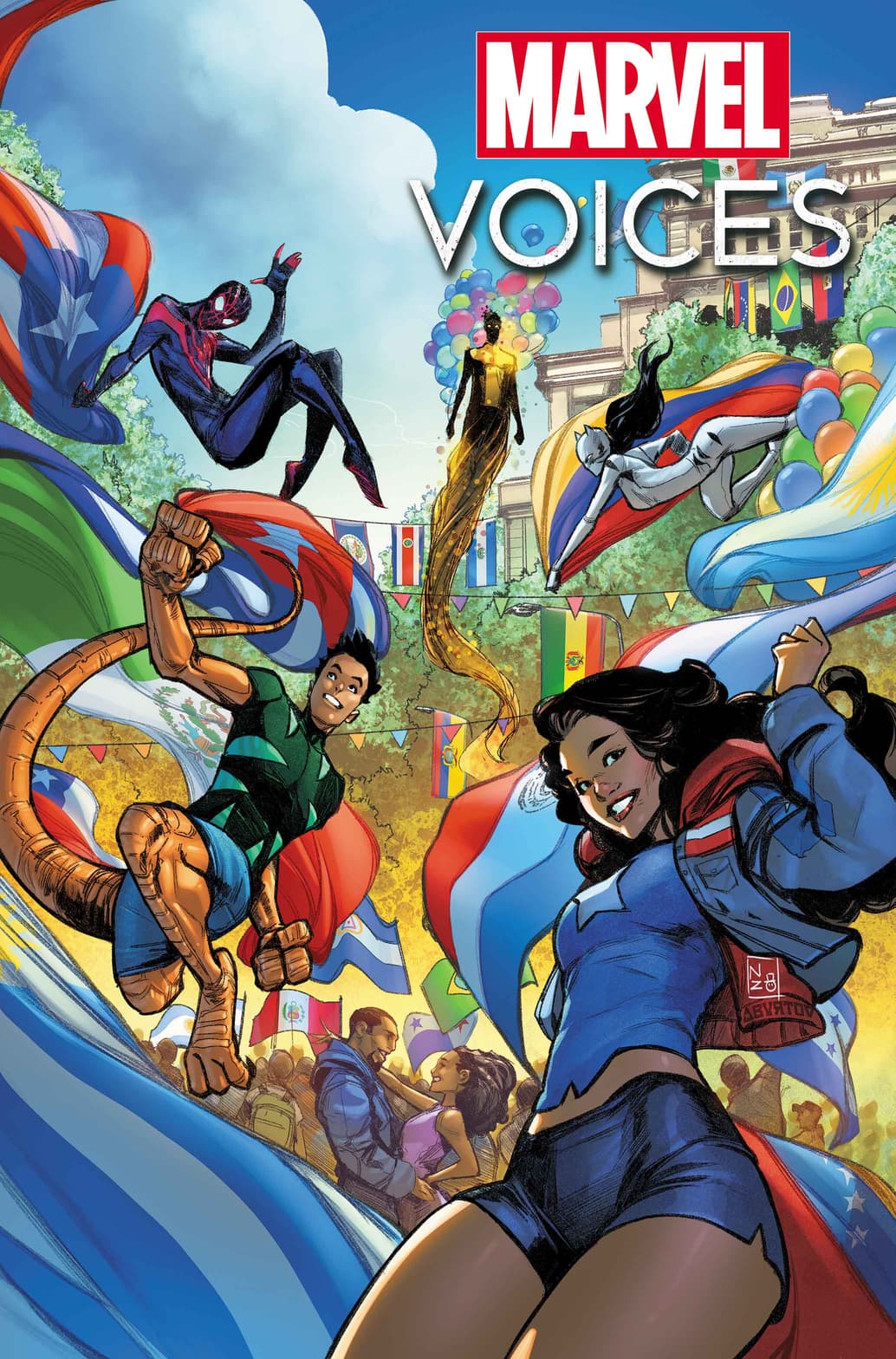 MARVEL’S VOICES: COMUNIDADES #1 variant cover by Nabetse Zitro & Jesus Aburtov