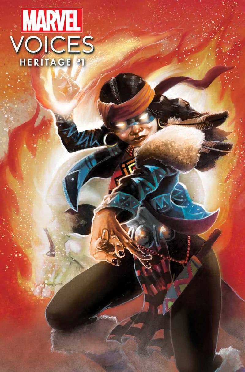 MARVEL’S VOICES: HERITAGE #1 variant cover by Roy Boney