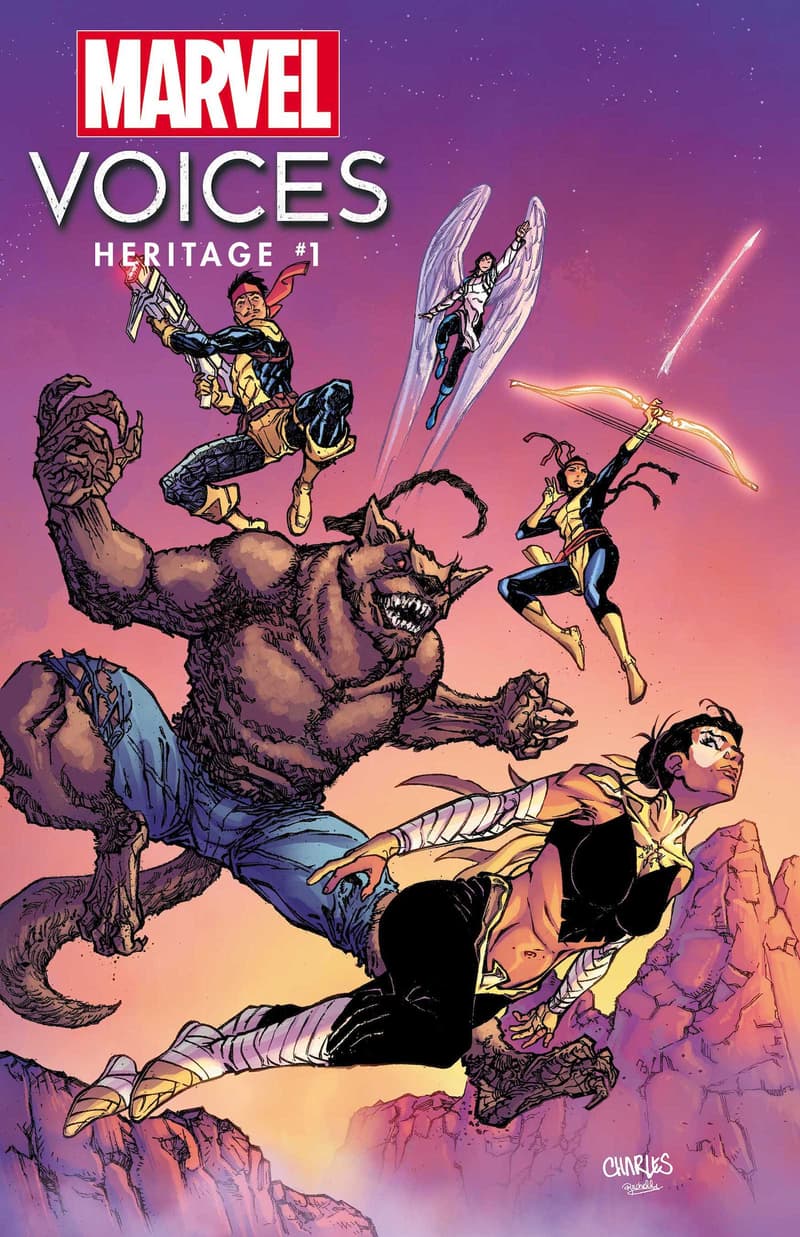 MARVEL’S VOICES: HERITAGE #1 cover by Kyle Charles