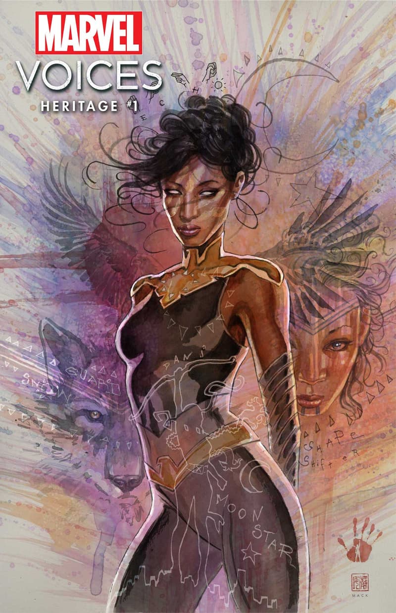 MARVEL’S VOICES: HERITAGE #1 variant cover by David Mack 