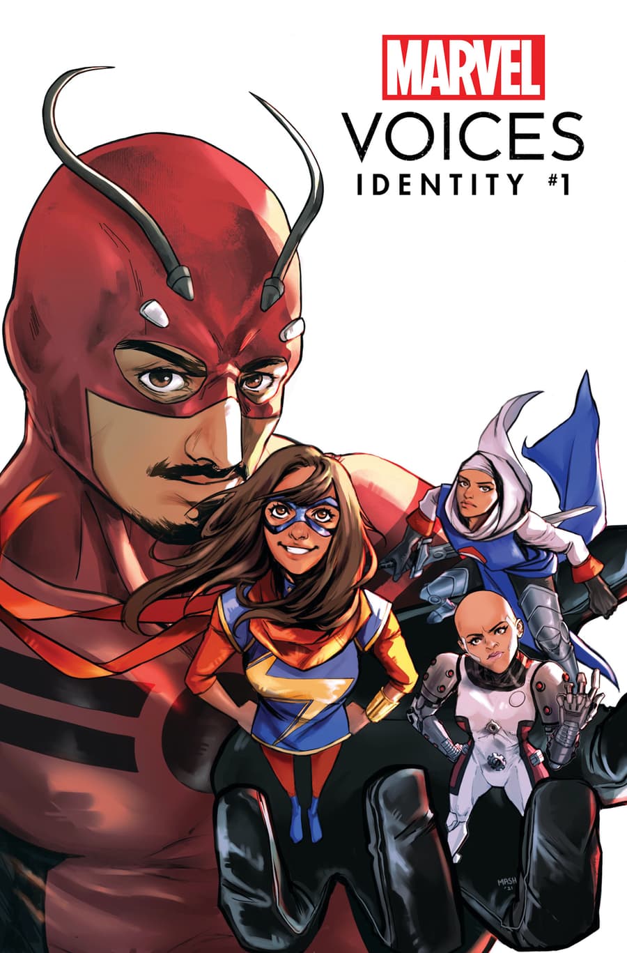 MARVEL’S VOICES: IDENTITY #1 Variant Cover by MASHAL AHMED