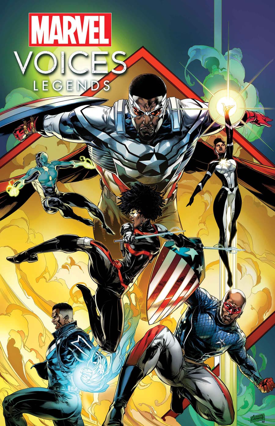 MARVEL'S VOICES: LEGENDS #1 cover by Caanan White