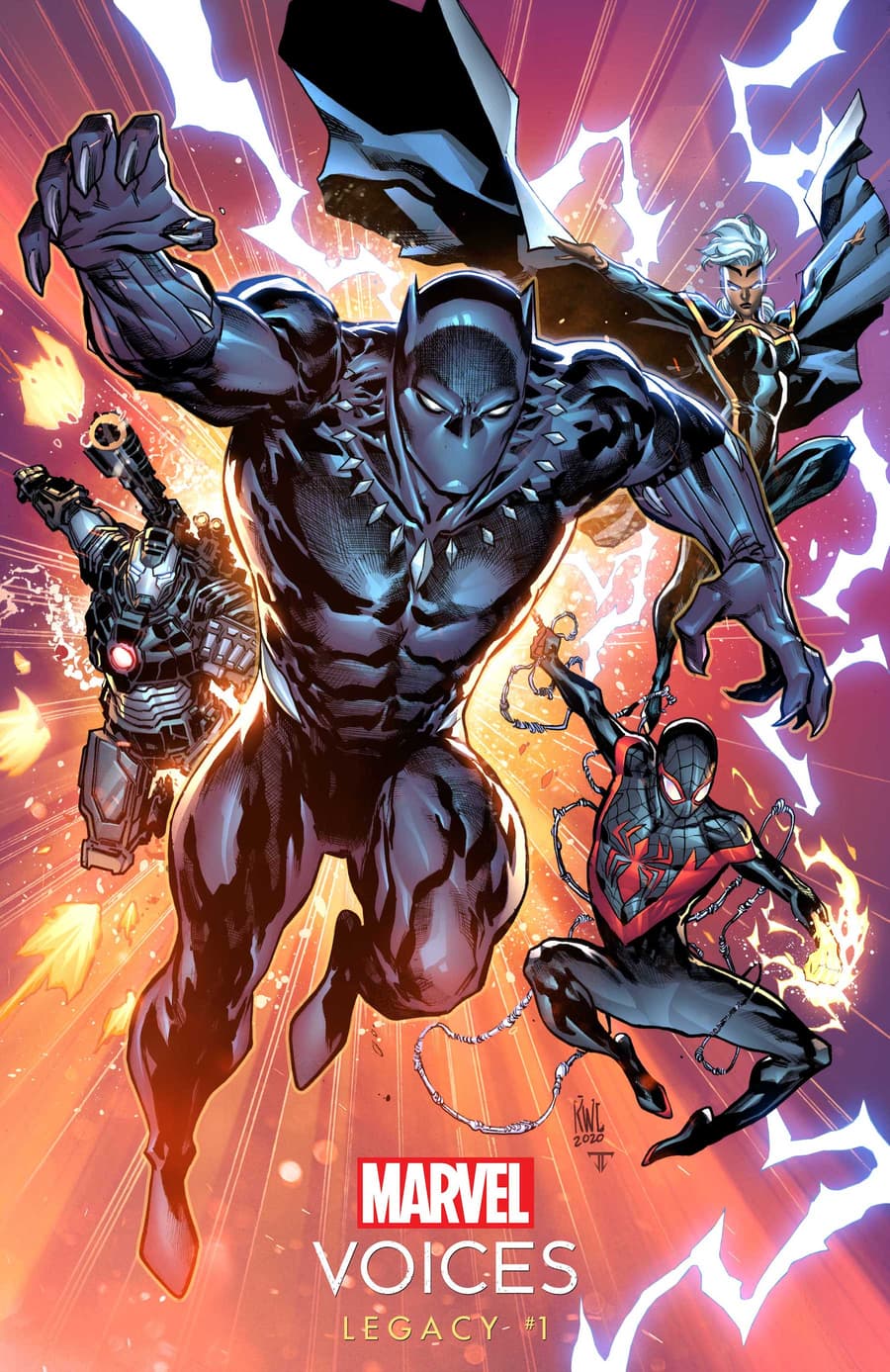 MARVEL'S VOICES: LEGACY #1 variant cover by Ken Lashley