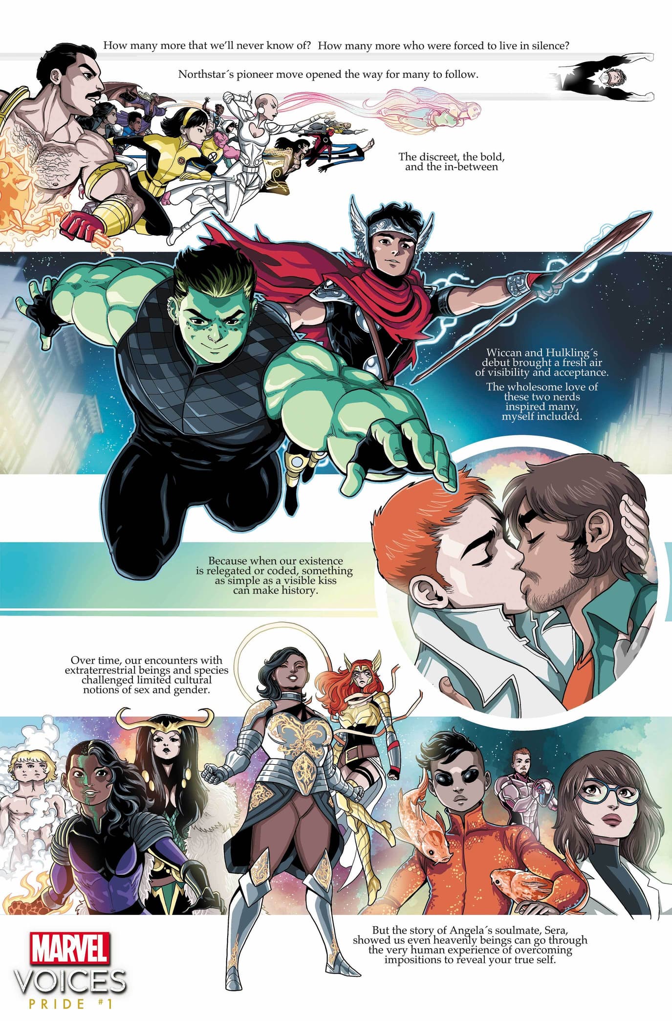 MARVEL’S VOICES: PRIDE #1 introduction by LUCIANO VECCHIO 