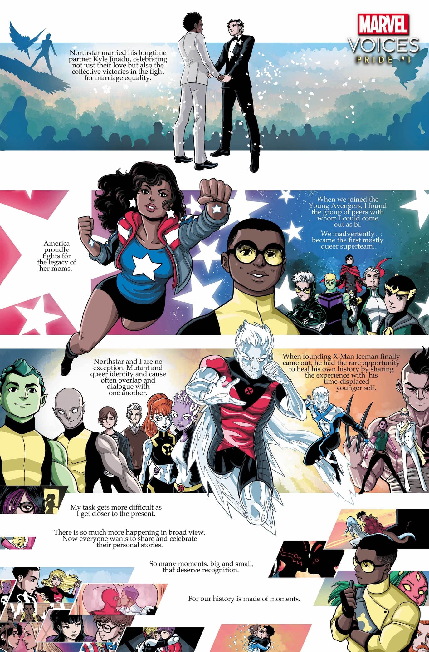 MARVEL’S VOICES: PRIDE #1 introduction by LUCIANO VECCHIO 