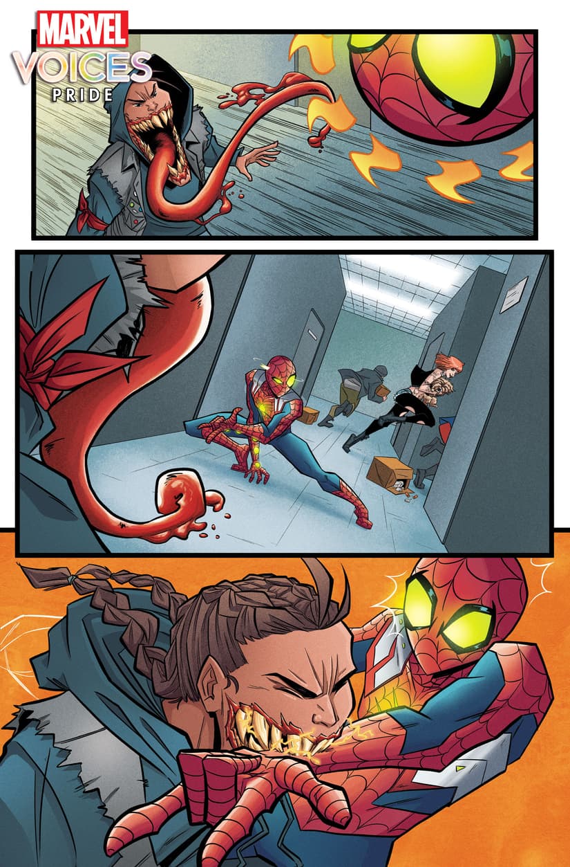 MARVEL'S VOICES: PRIDE #1 interior artwork by Lorenzo Susi