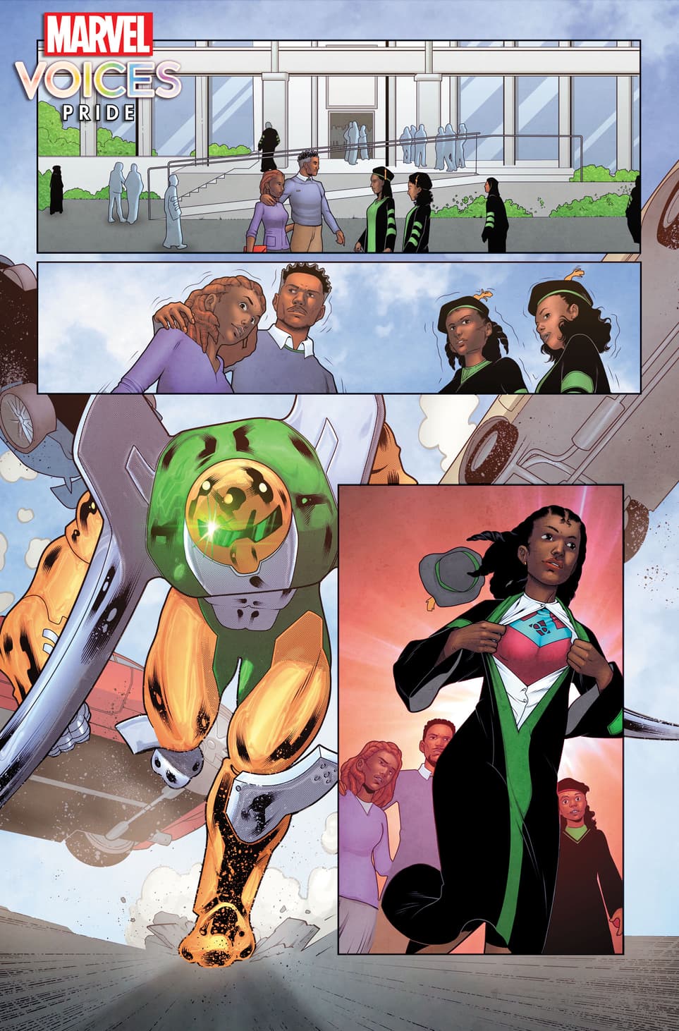 MARVEL'S VOICES: PRIDE #1 interior artwork by Héctor Barros 