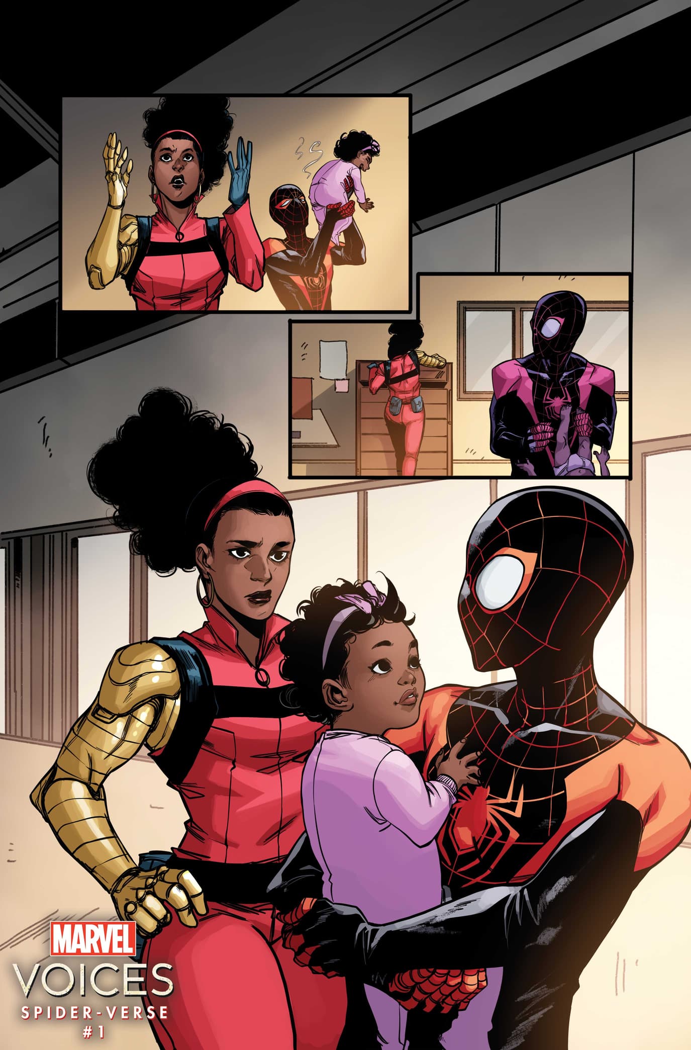 MARVEL’S VOICES: SPIDER-VERSE #1 - “Training Day” artwork by Jahnoy Lindsay