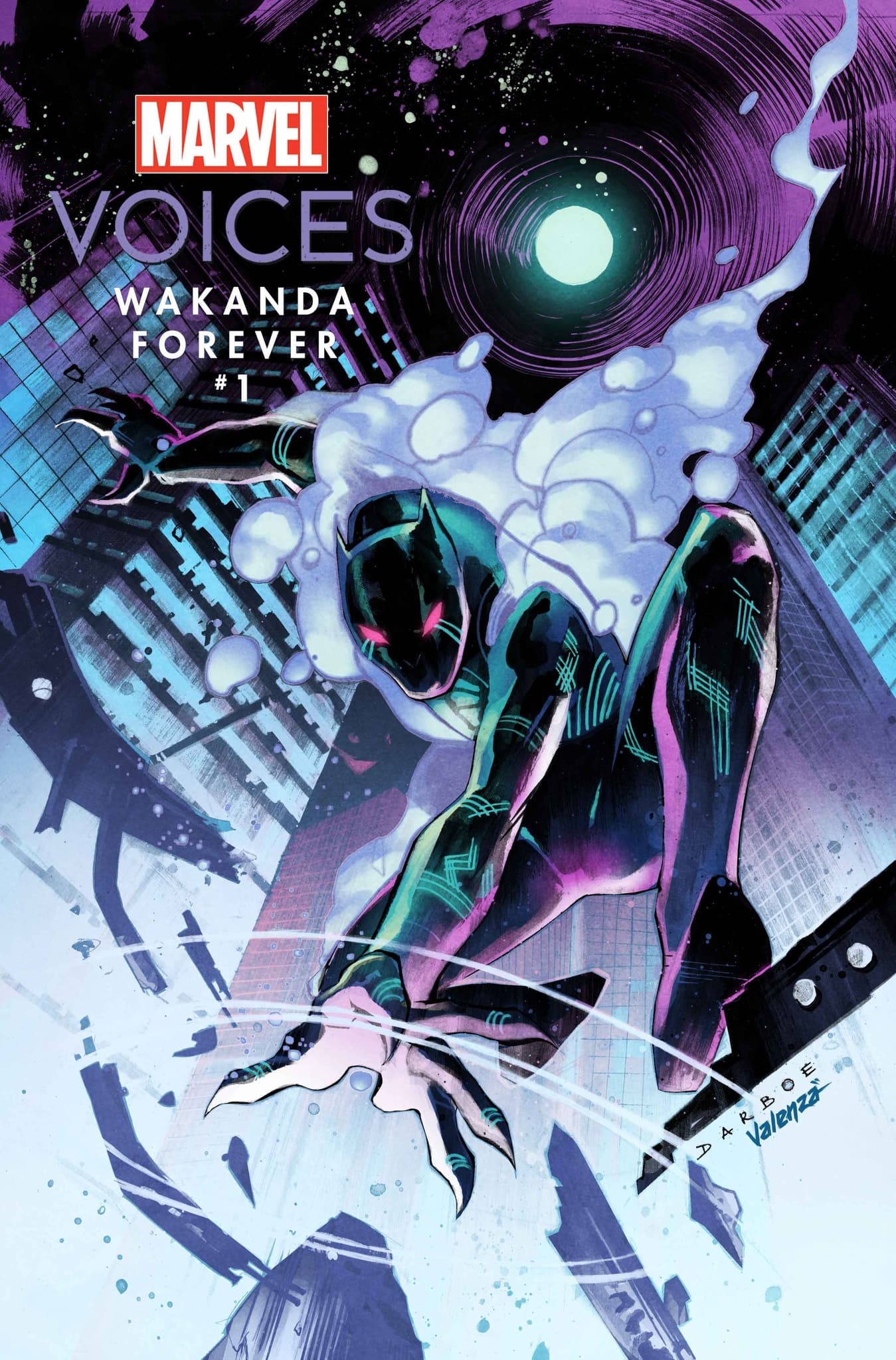 MARVEL'S VOICES: WAKANDA FOREVER #1 Variant Cover by Karen S. Darboe