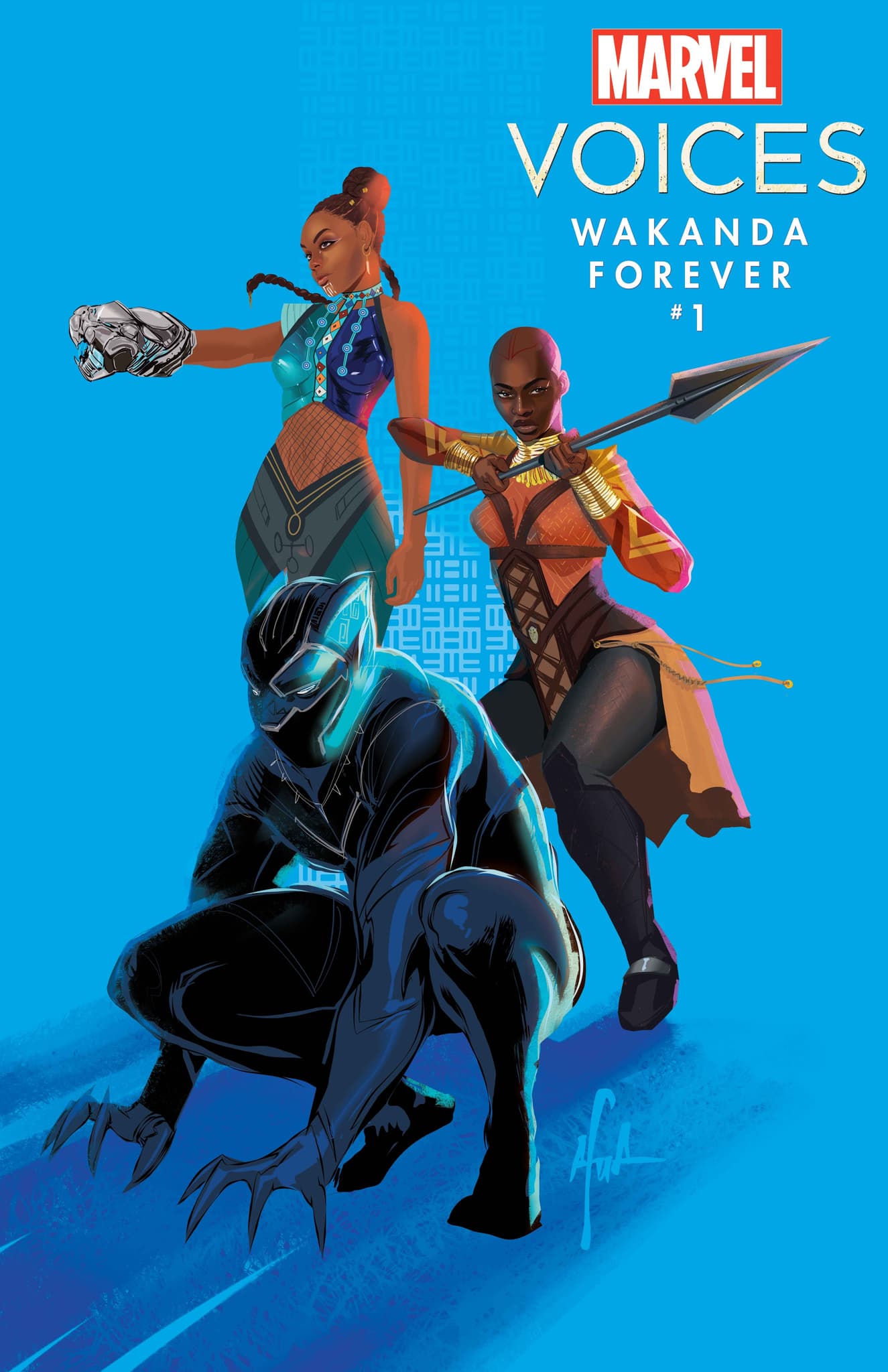 MARVEL'S VOICES: WAKANDA FOREVER #1 Variant Cover by Afua Richardson 