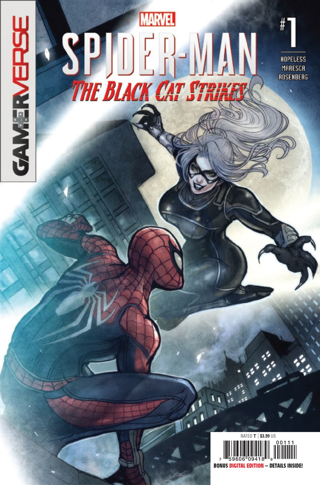 MARVEL'S SPIDER-MAN: THE BLACK CAT STRIKES #1 — Main Cover by Sana Takeda