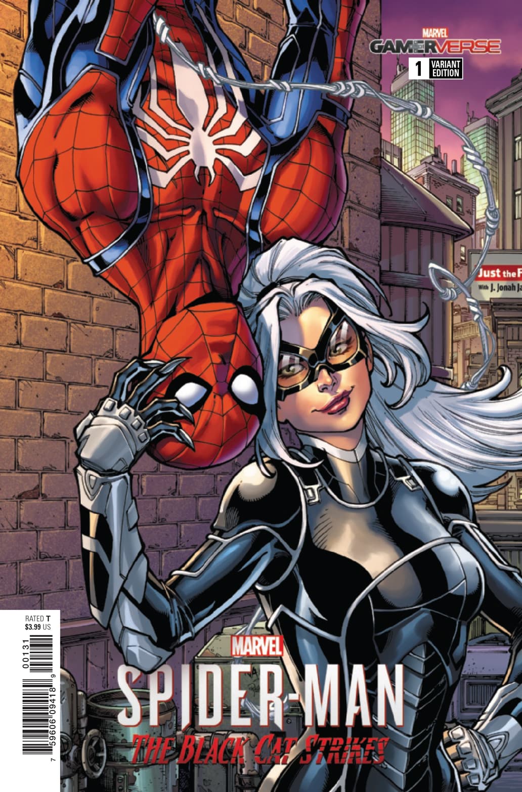 MARVEL'S SPIDER-MAN: THE BLACK CAT STRIKES #1 — Variant Cover by Todd Nauck