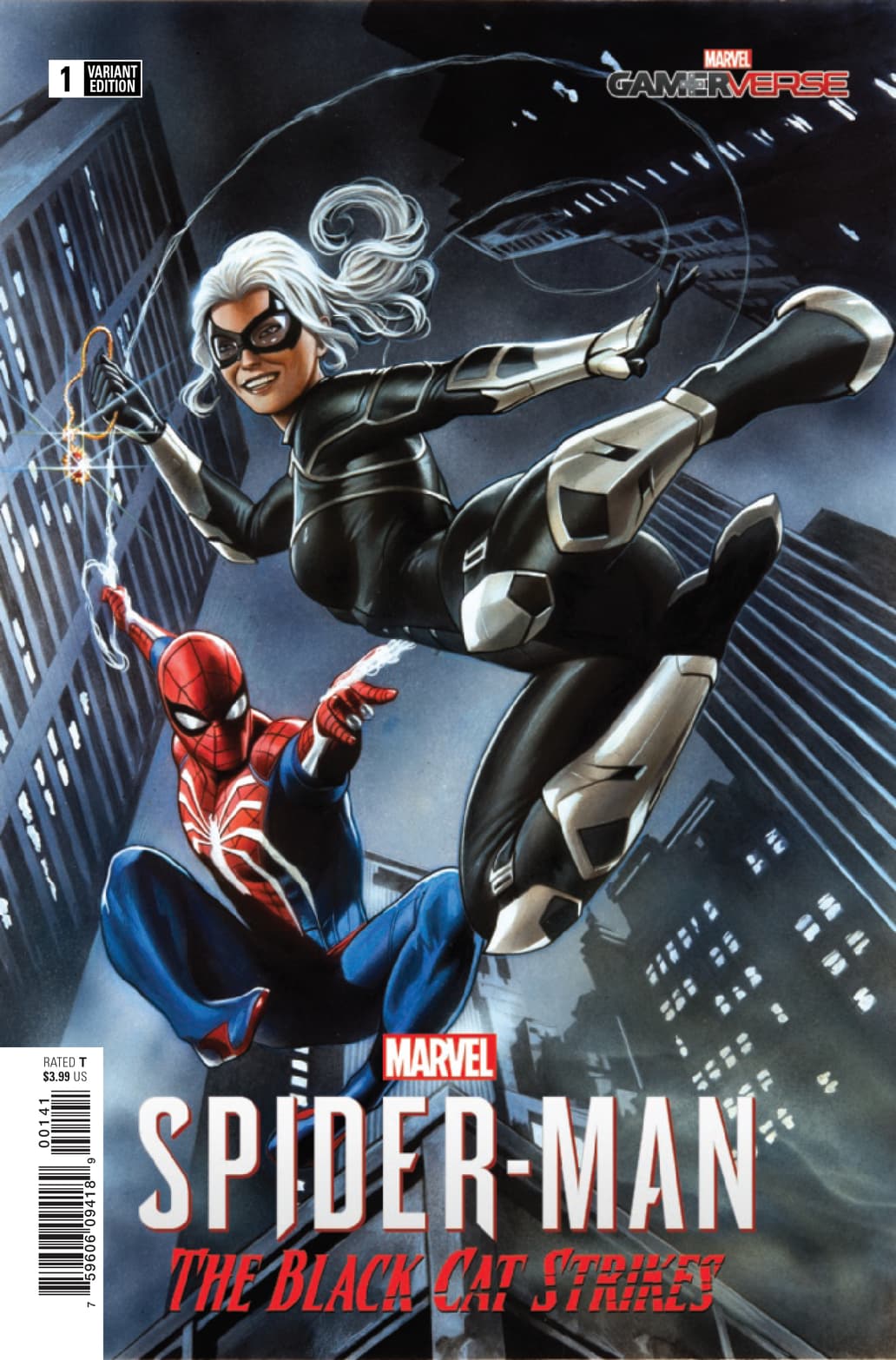 MARVEL'S SPIDER-MAN: THE BLACK CAT STRIKES #1 — Game Variant Cover by Adi Granov