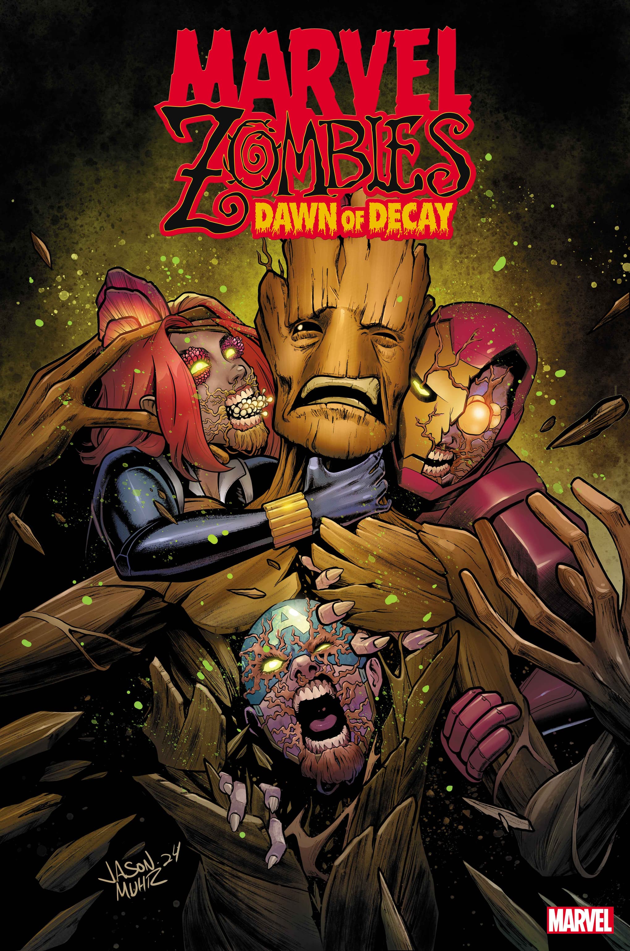 MARVEL ZOMBIES: DAWN OF DECAY #1 cover by Jason Muhr