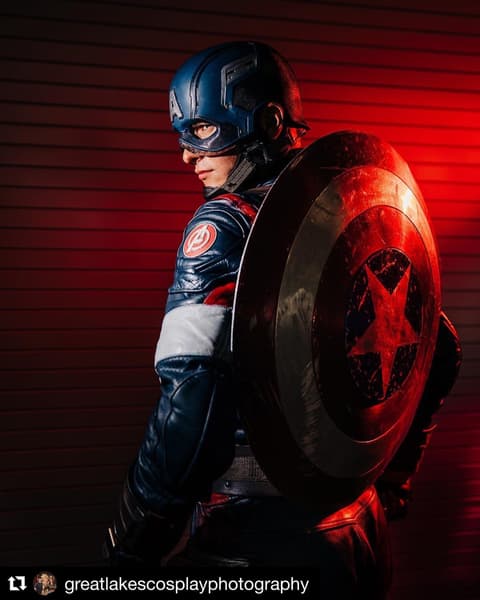 Matt Gnojek AKA Colorado Captain as Captain America