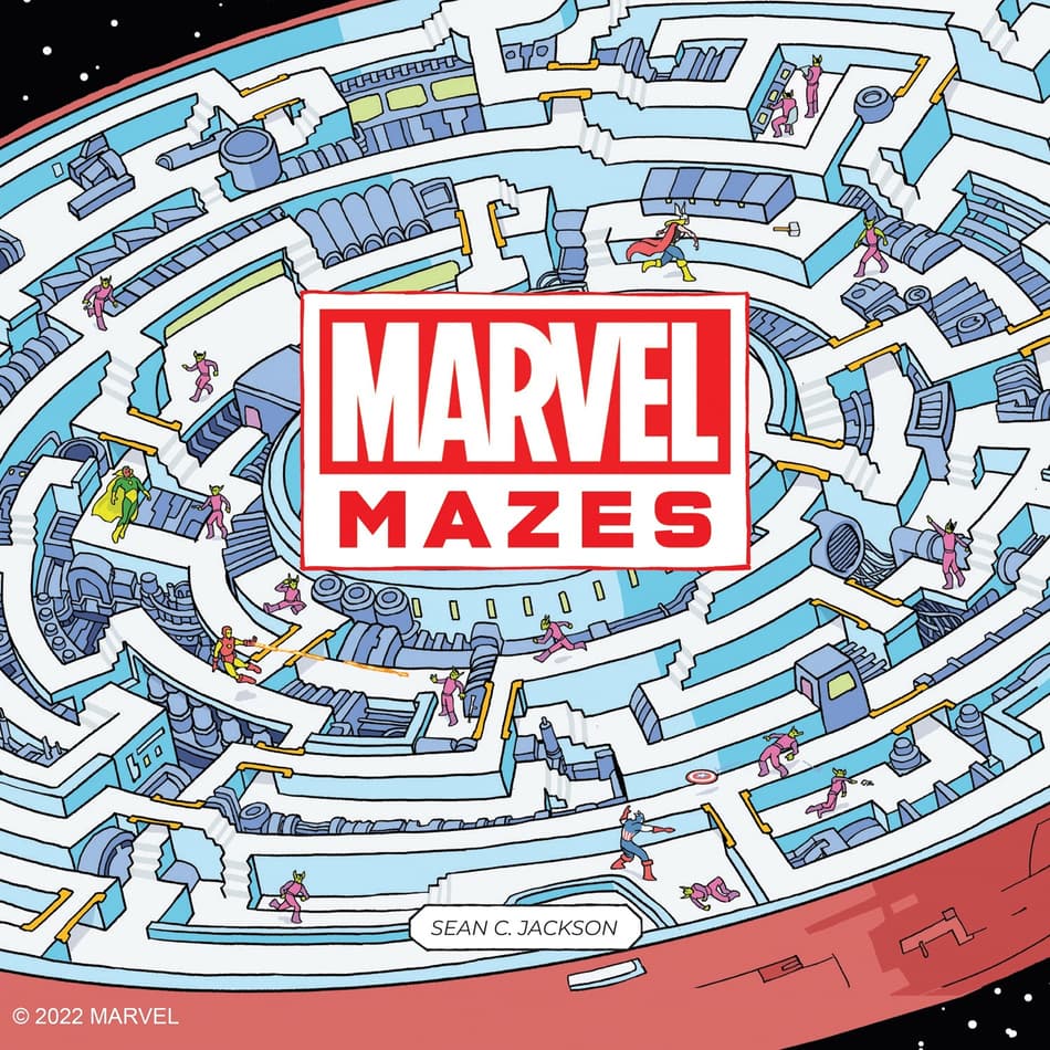 Marvel Mazes cover