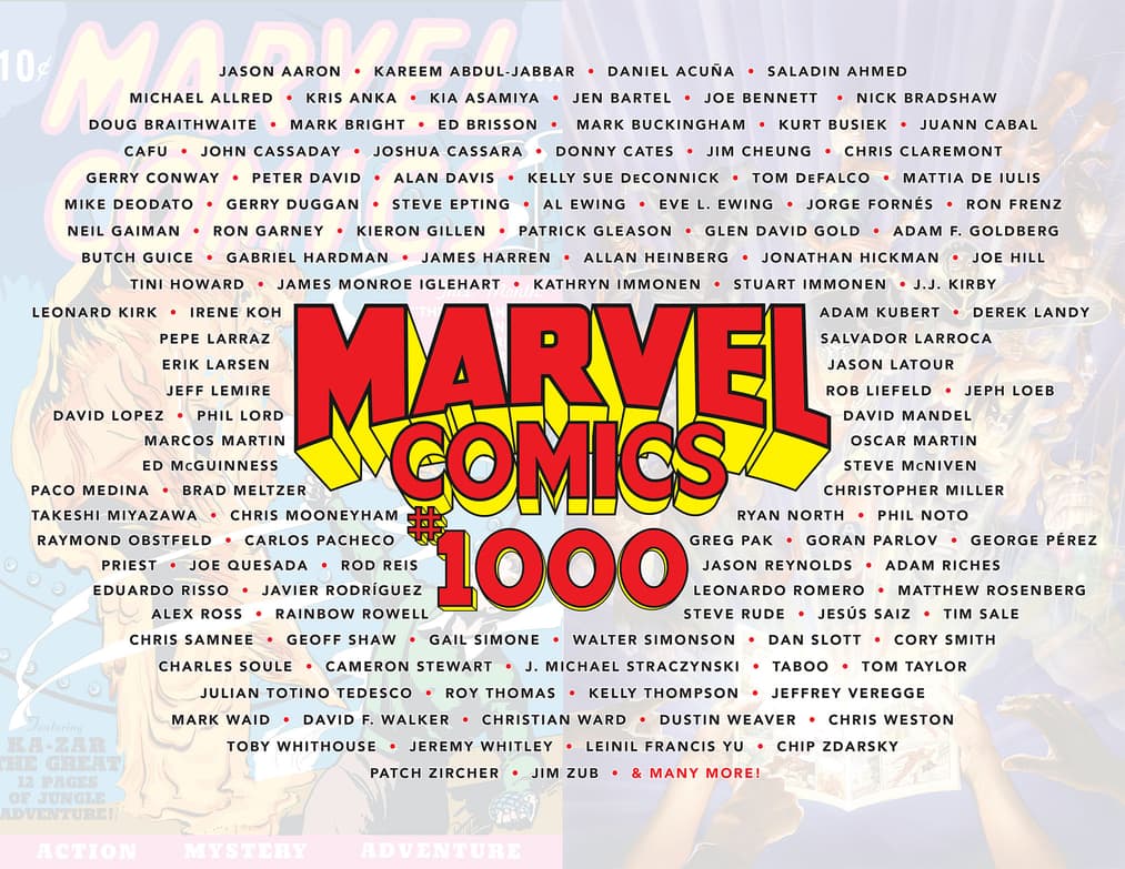 Marvel Comics #1000 creators