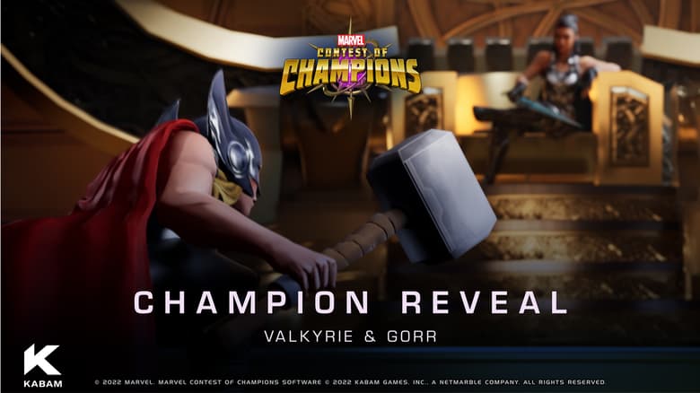 Marvel Contest of Champions Reveals Valkyrie and Gorr