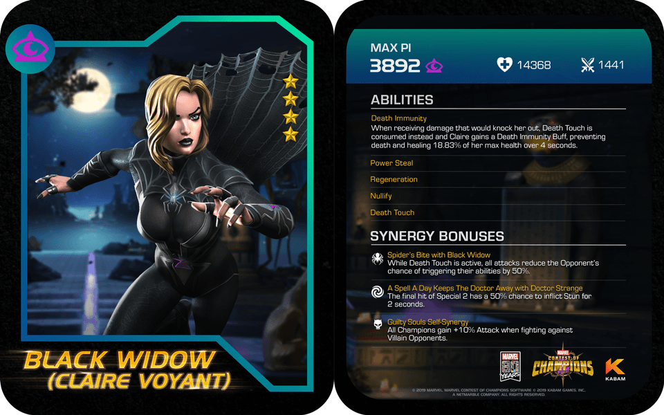 Black Widow Claire Voyant