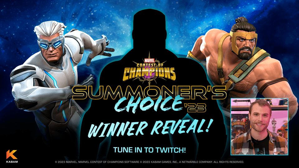 Watch the Marvel Contest of Champions' Summoner's Choice 2023 Winner Reveal on Livestream